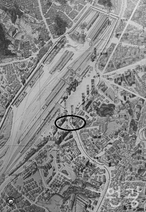 지도 1. 출처 : '대경성도시대관' 사진첩, 1937년, 조선신문사